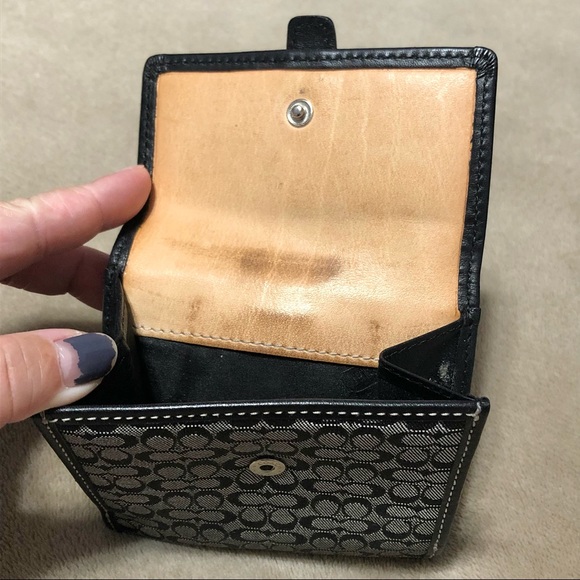 Wallet: COACH Wallet, Black 🛍 Bundle Me! - Picture 2 of 8